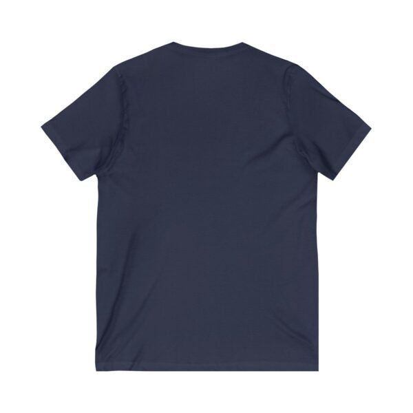 Unisex Jersey Short Sleeve V-Neck Tee - Image 4