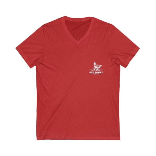Unisex Jersey Short Sleeve V-Neck Tee