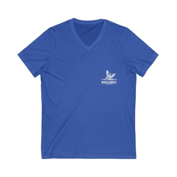 Unisex Jersey Short Sleeve V-Neck Tee - Image 2